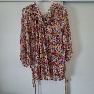 Route 66 Original Clothing Co. 3/4 Sleeve Blouse Size XL